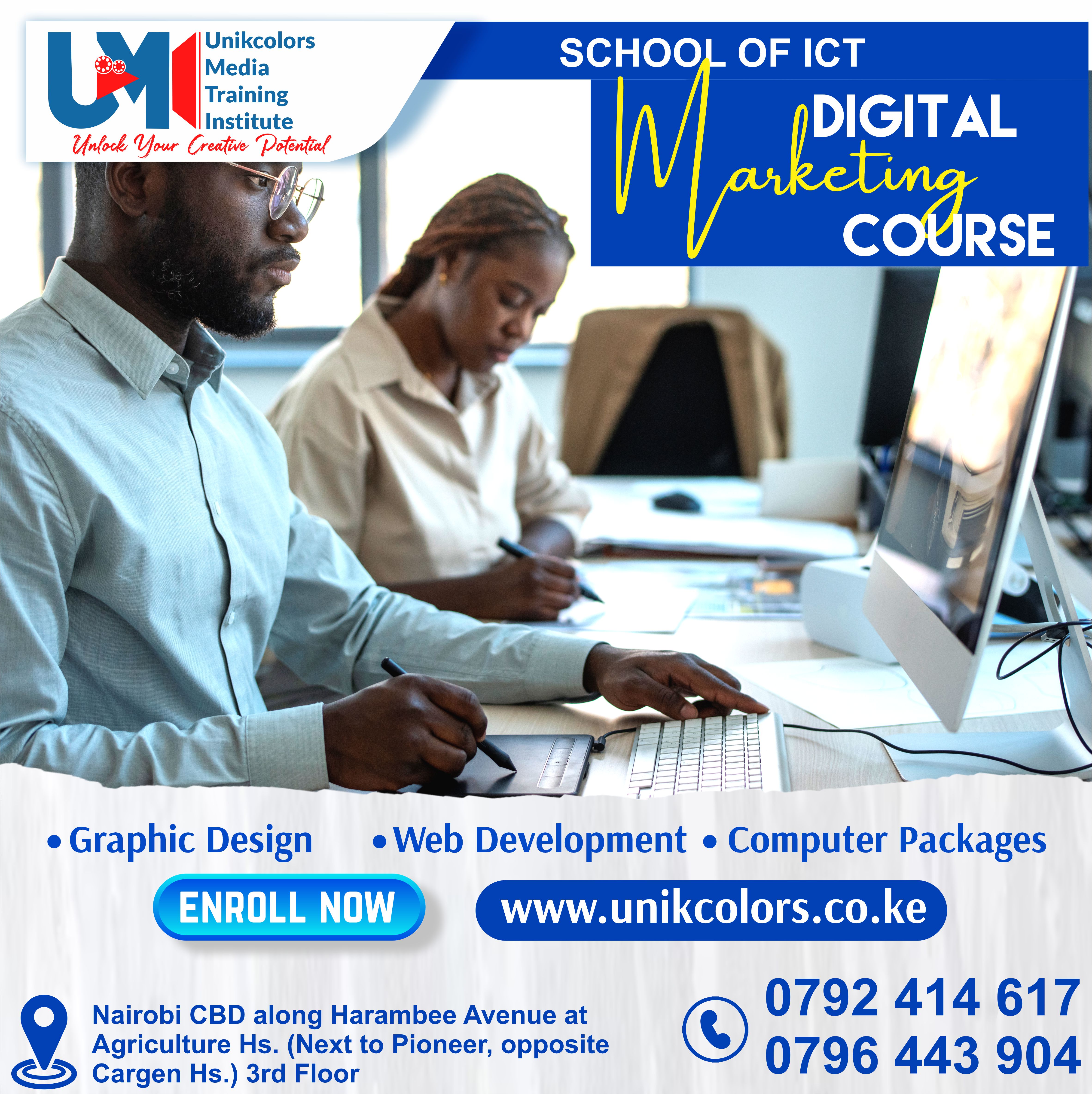 COMPUTER COURSES - DIGITAL MARKETING | GRAPHIC DESIGN | WEB DEVELOPMENT | COMPUTER PACKAGES COURSE